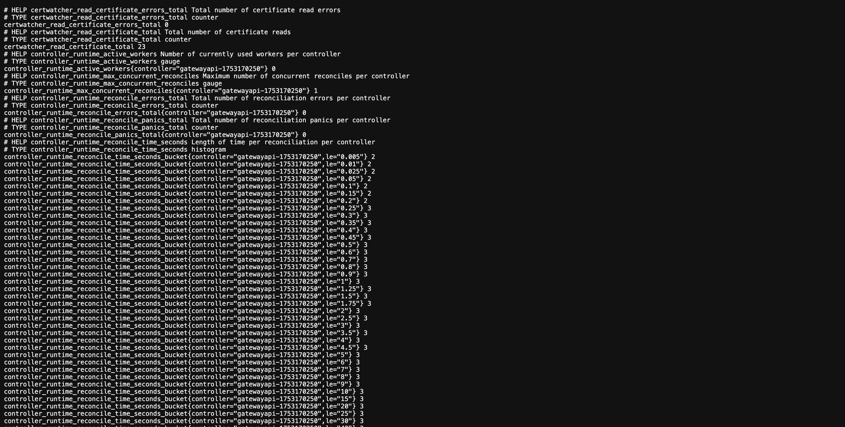 Metrics Endpoint